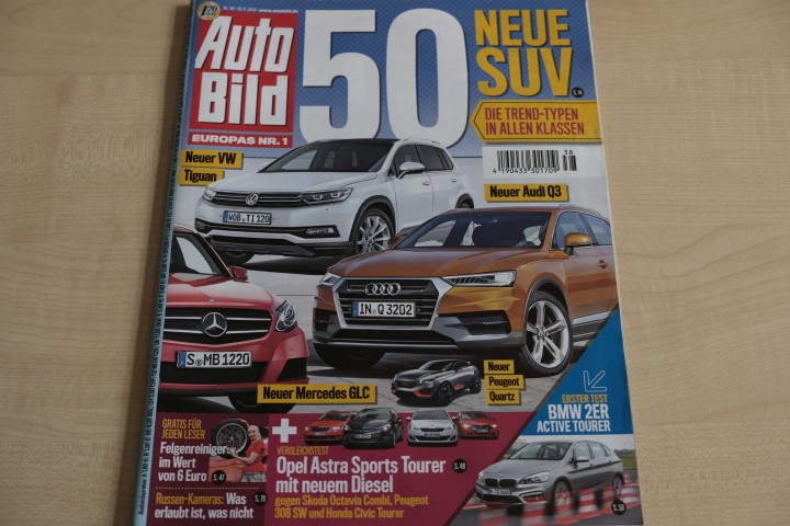 Deckblatt Auto Bild (38/2014)